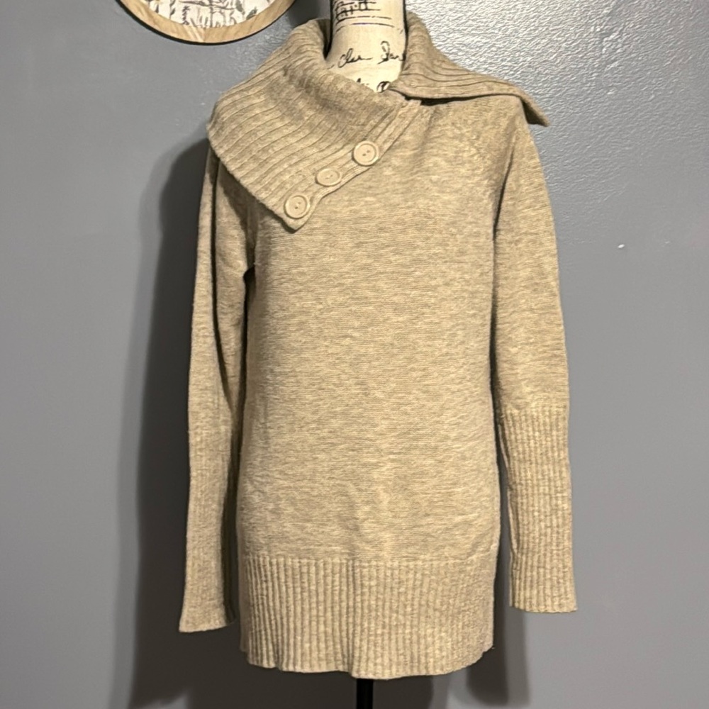 Covington Taupe Cowl Next Sweater